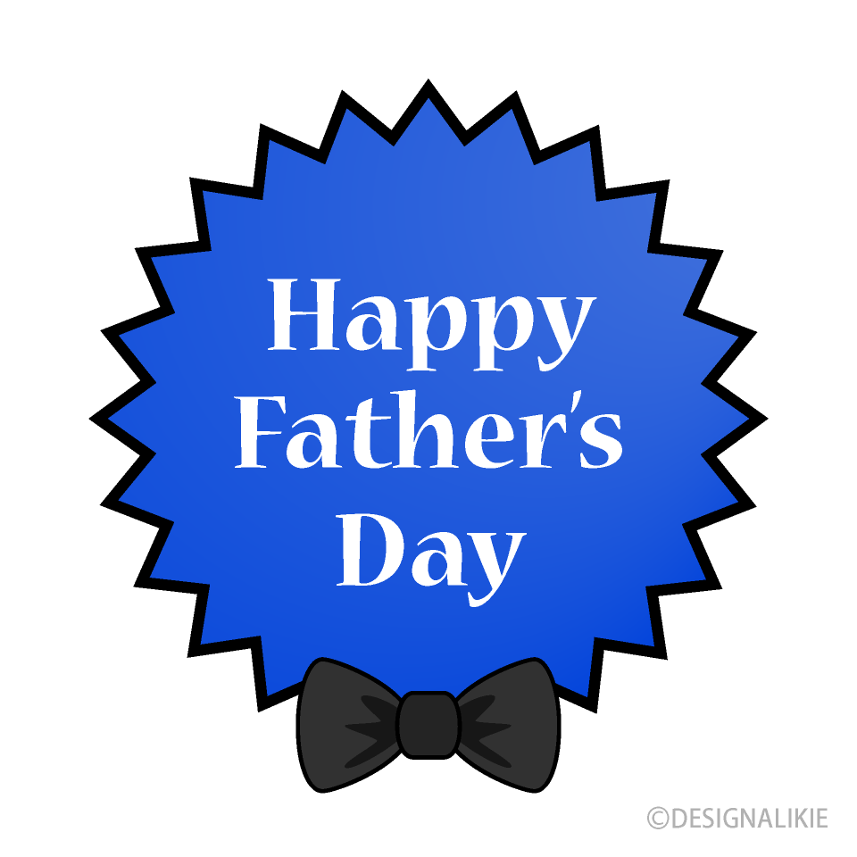 Father's Day Label with Tie