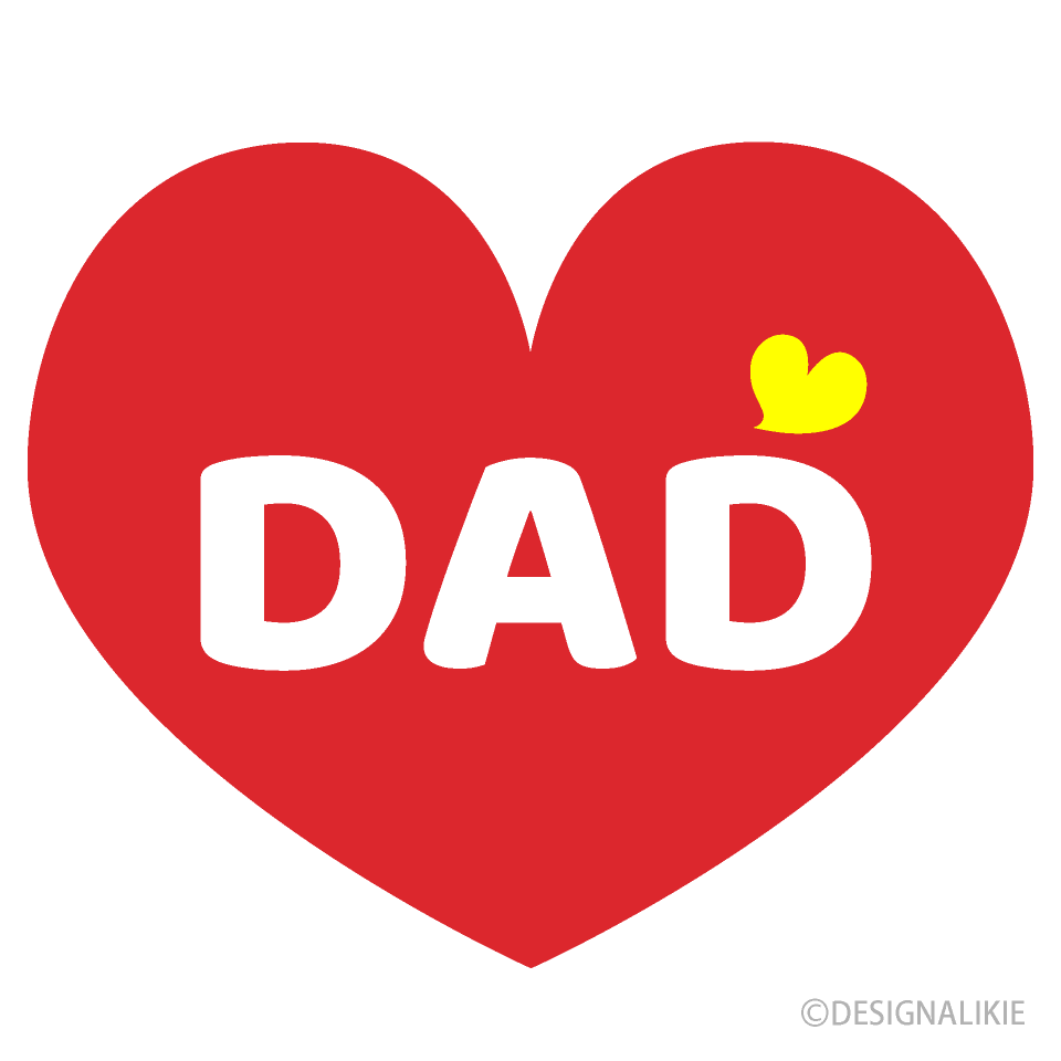 Red Dad Heart