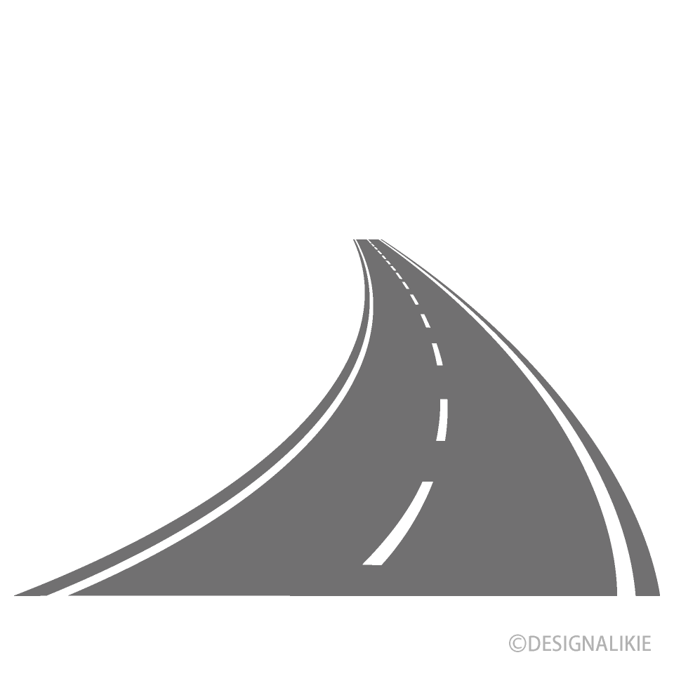 Left-curved Roadway