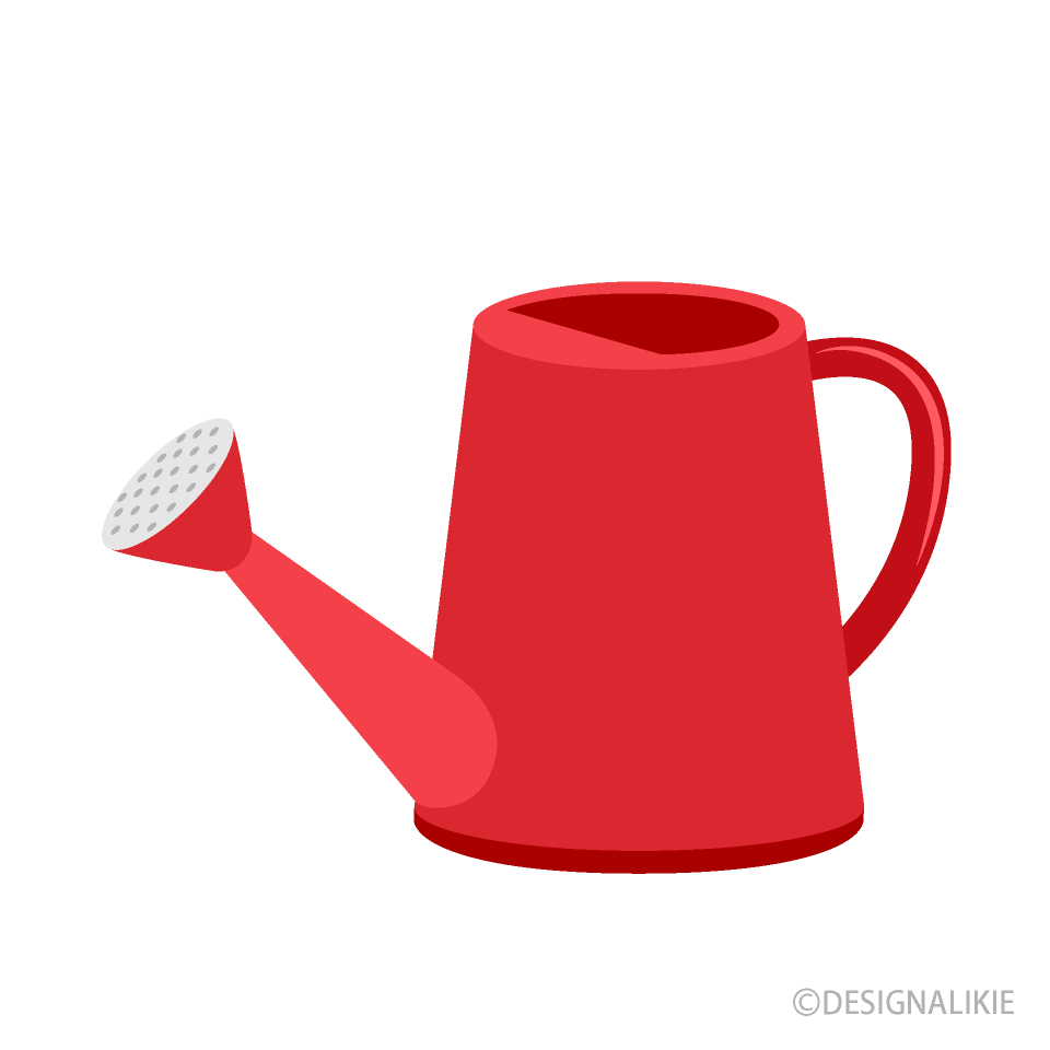 Red Watering Can Clip Art Free PNG Image｜Illustoon