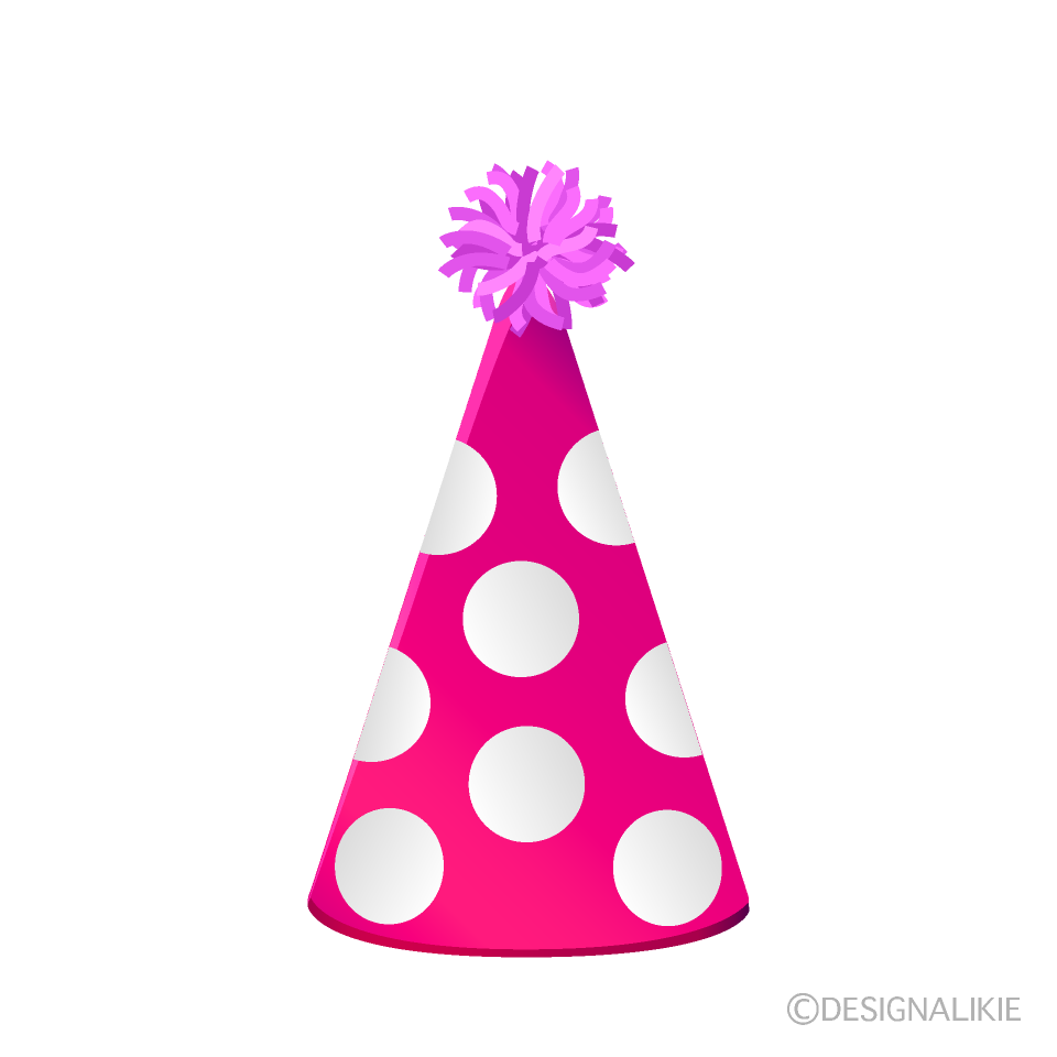 Pink Dots Party Hat