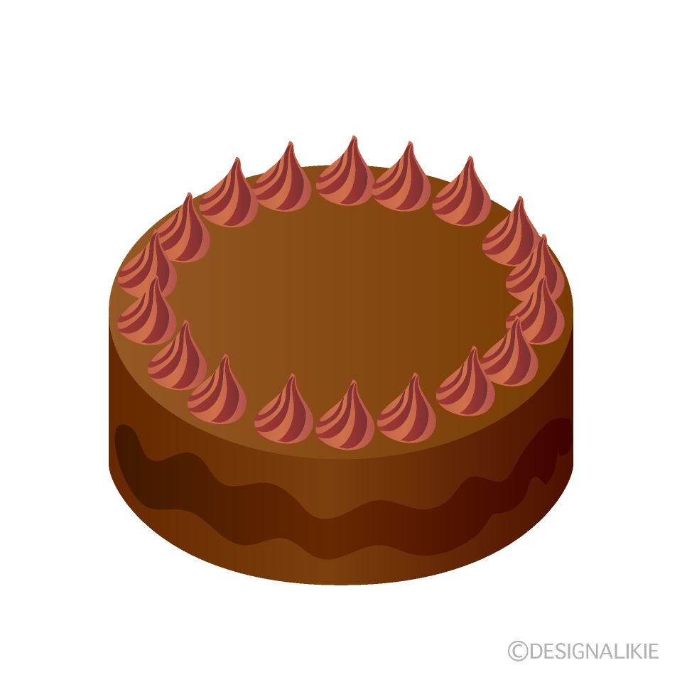 chocolate birthday cake clip art