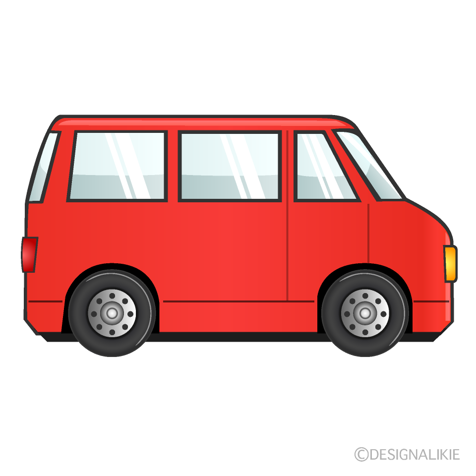 Fabrikant køre montage Red Van Clip Art Free PNG Image｜Illustoon