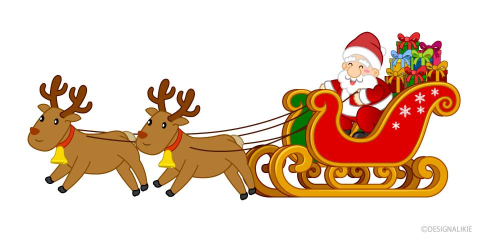 Reindeer-Pulled Santa Sleigh