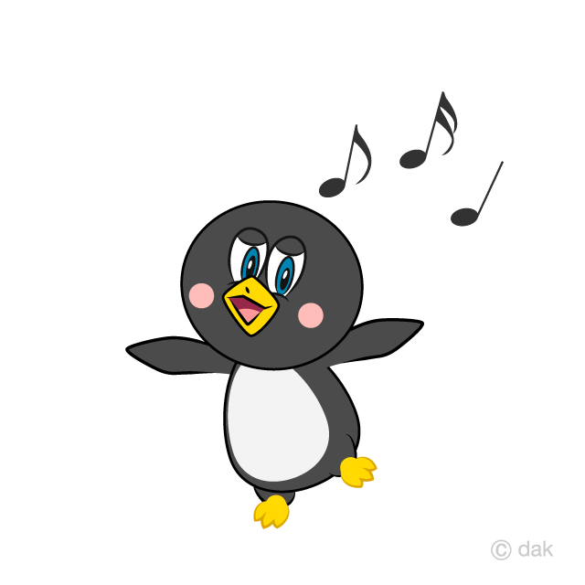 Dancing Penguin Cartoon Free PNG Image｜Illustoon