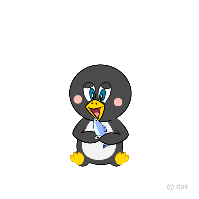 Comiendo pingüino
