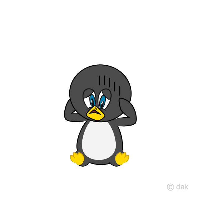 Pingüino deprimido