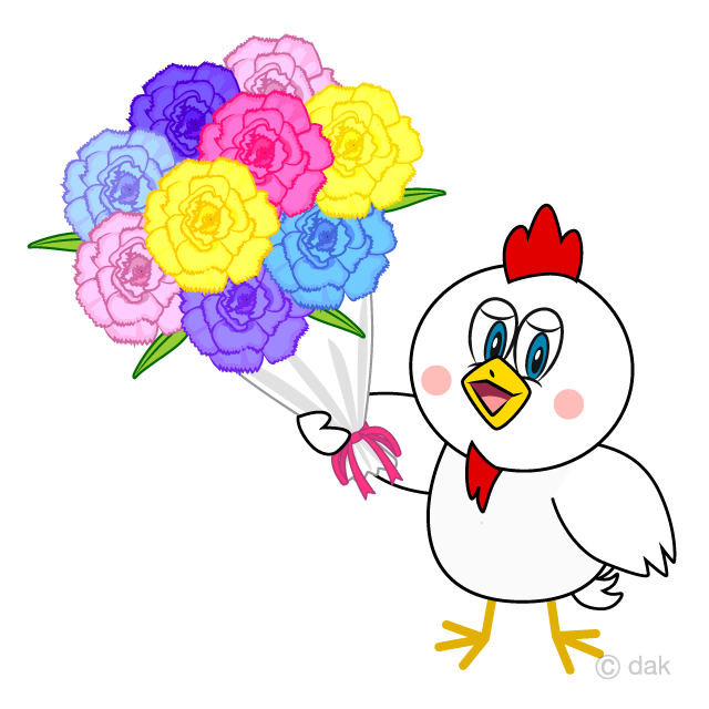 Gift a flower bouquet Chicken