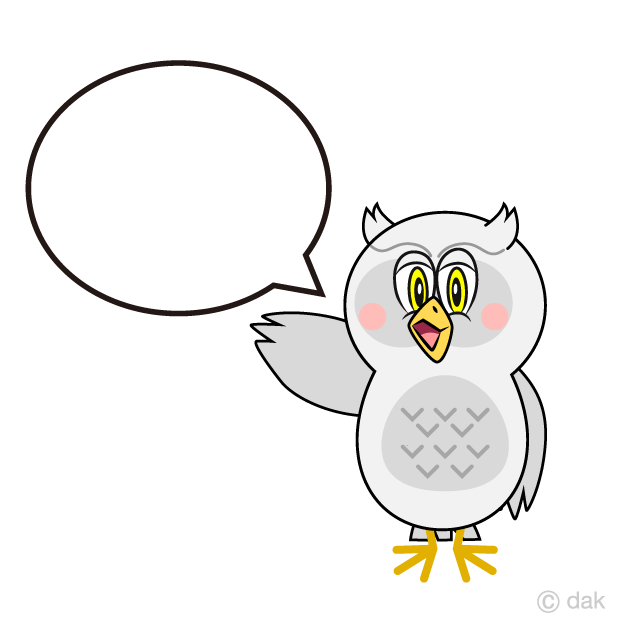 Speaking White Owl