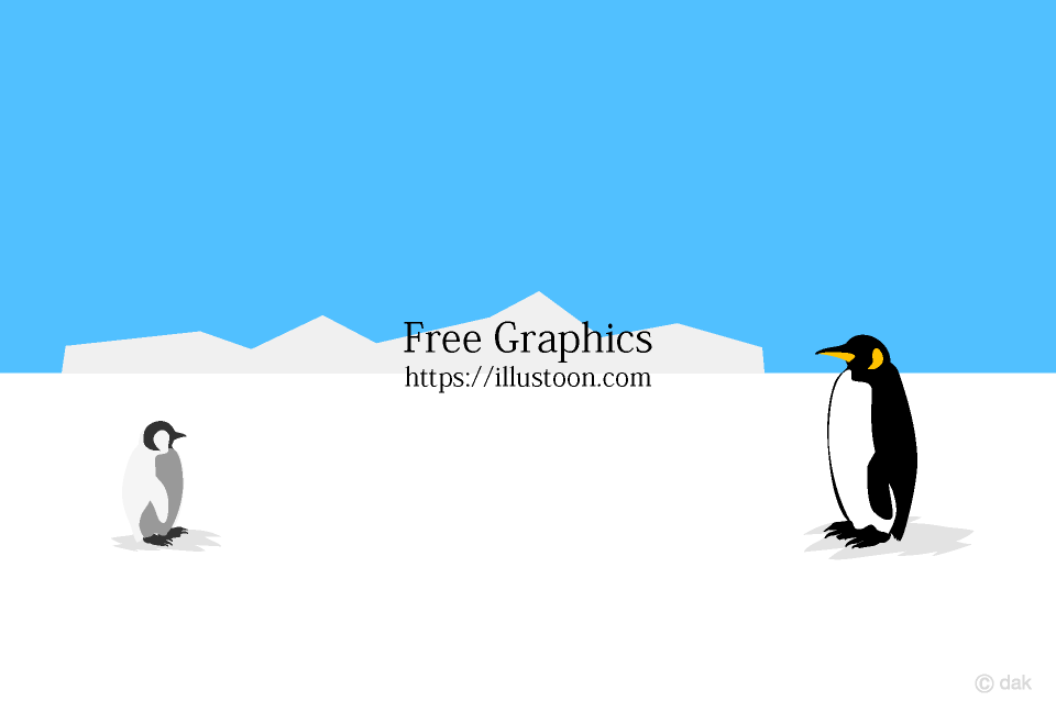 Penguin parent and child Graphics