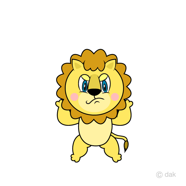 León enojado