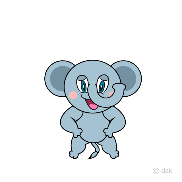 Elefante con confianza