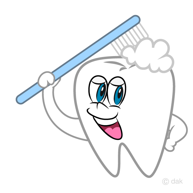 Diente de cepillado de dientes