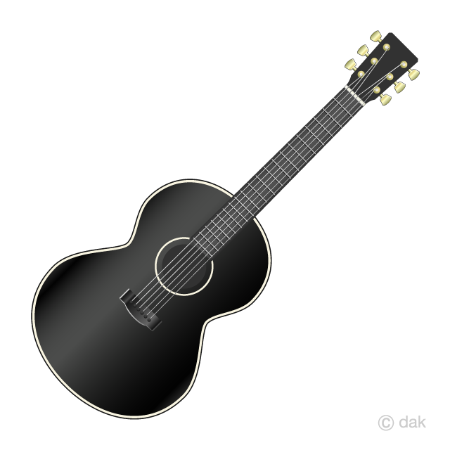 Guitarra Acústica Negra