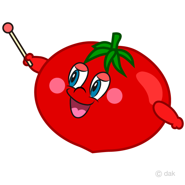 Explain Tomato Cartoon Free PNG Image｜Illustoon