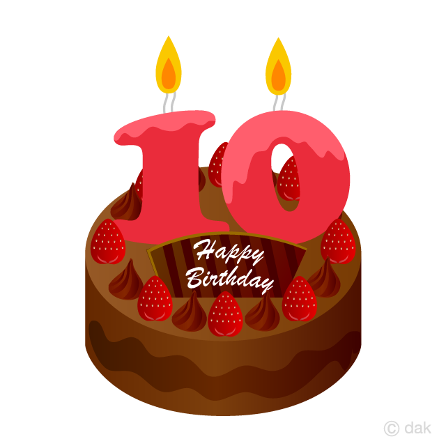 10 birthday clipart