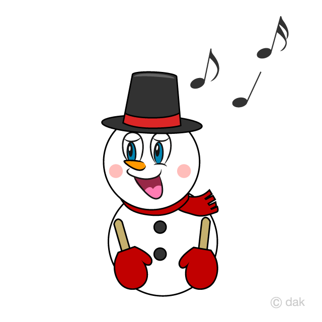 Muñeco de nieve cantando