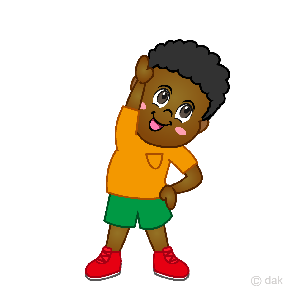 Stretching Boy Cartoon Free PNG Image｜Illustoon