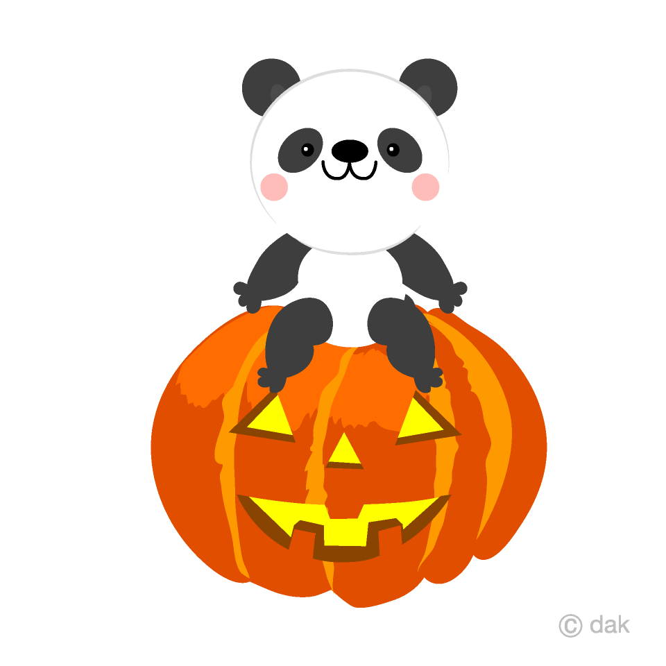 Panda Halloween Pumpkin