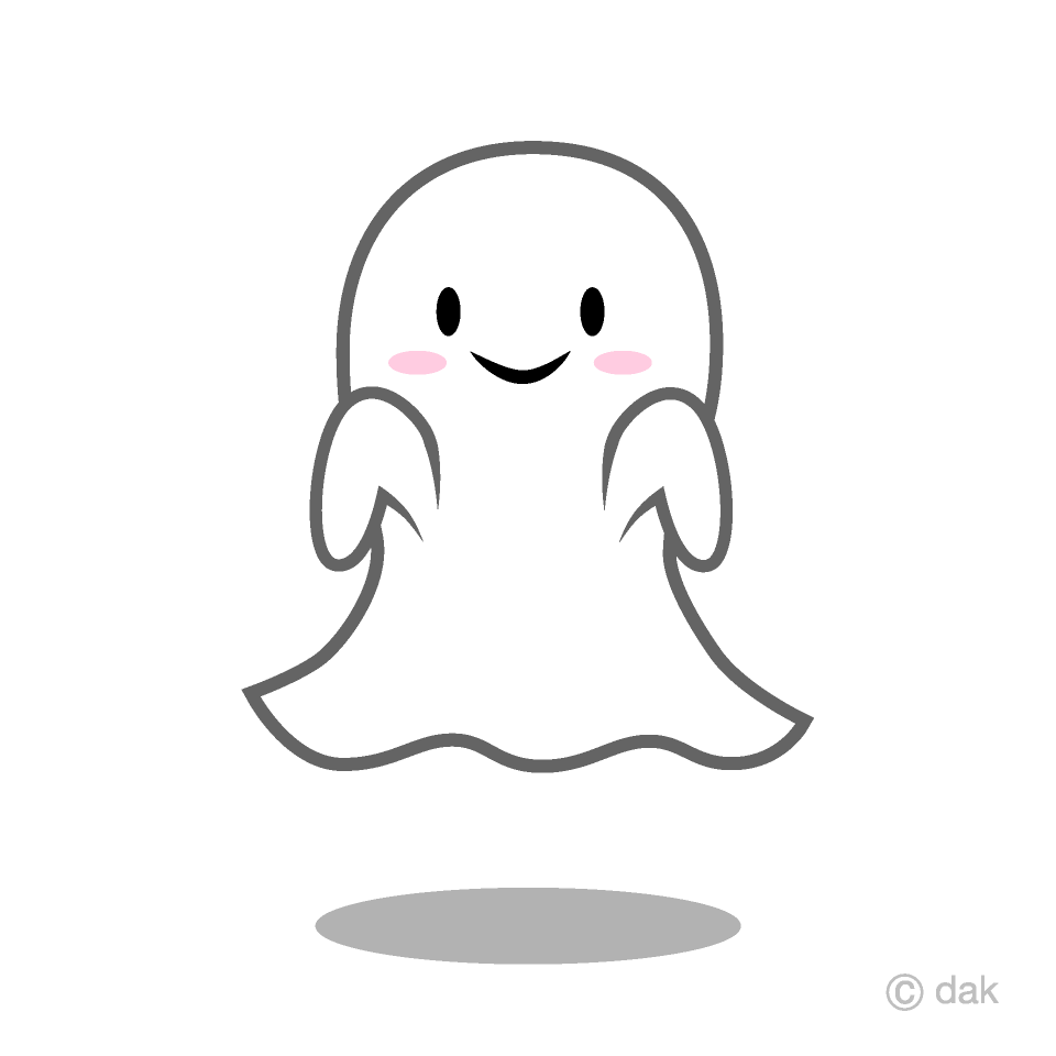 Cute Ghost Clip Art Free Pictures｜Illustoon.