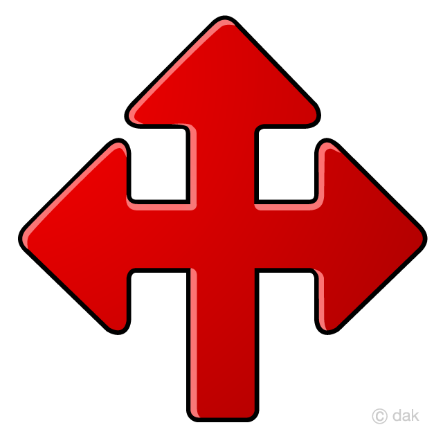Left Right Front Arrow Symbol