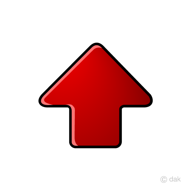 Up Red Arrow Symbol