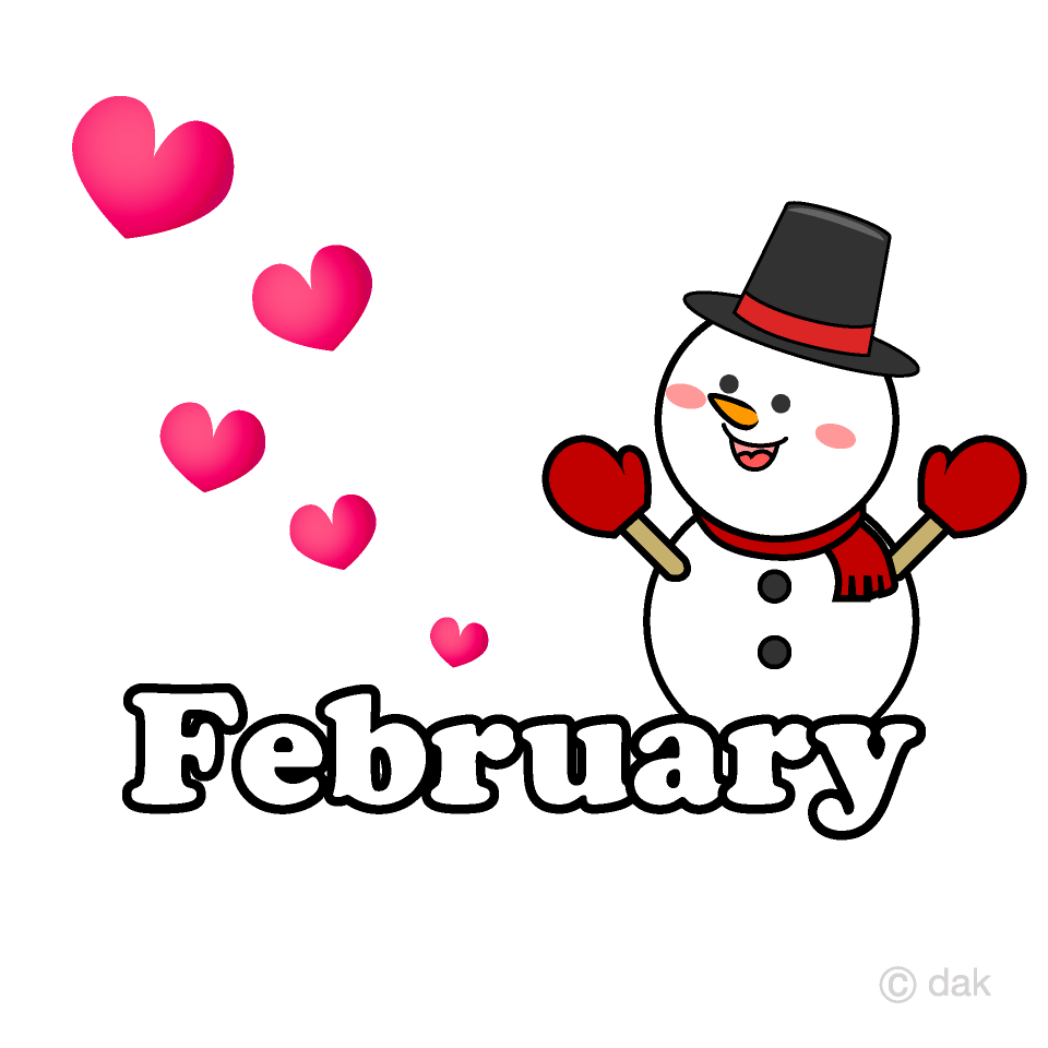 Snowman Heart February