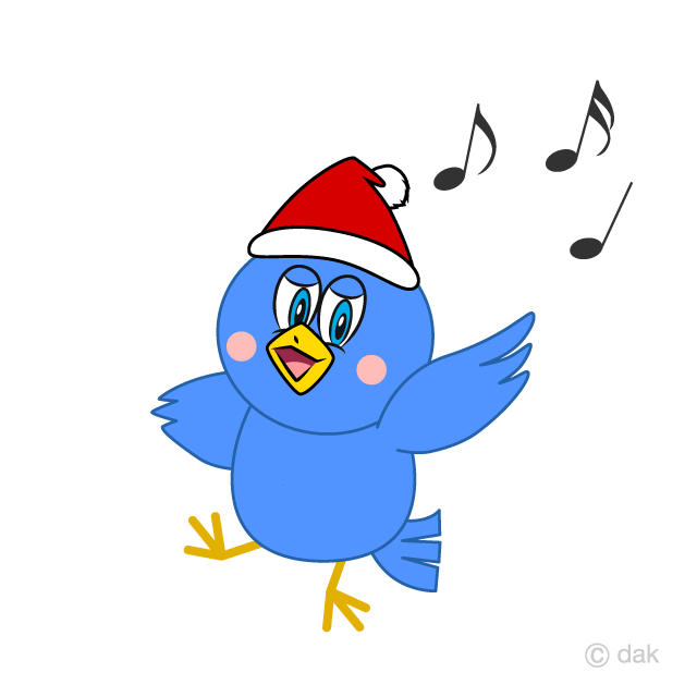 Papá Noel Pájaro Azul