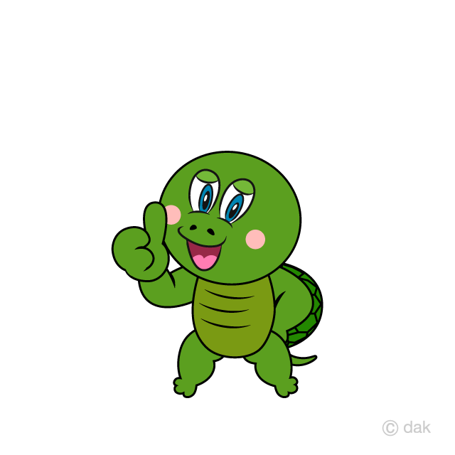 Thumbs Up Turtle