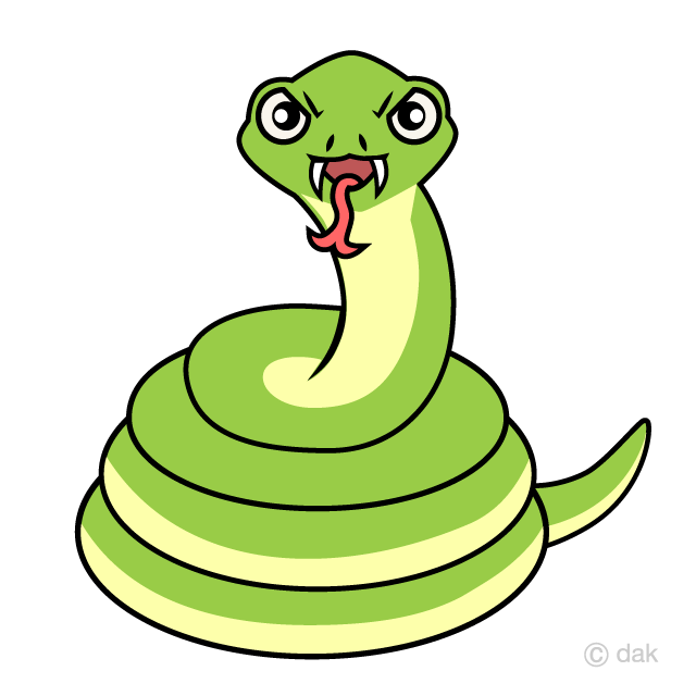 Frente de bobina de serpiente Gratis Dibujos Animados Imágene｜Illustoon ES