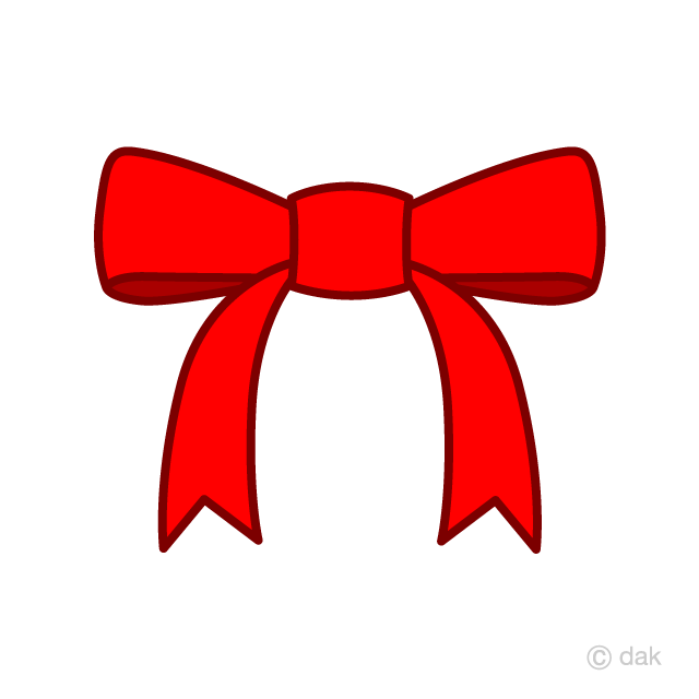Simple Red Bow