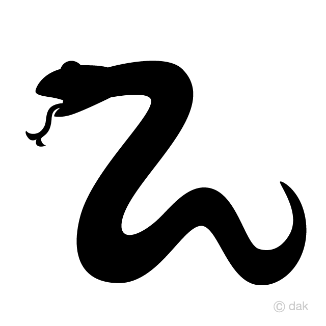 coiled snake silhouette