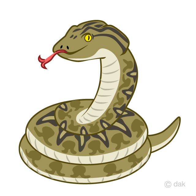 Scary Snake Clip Art Free PNG Image｜Illustoon