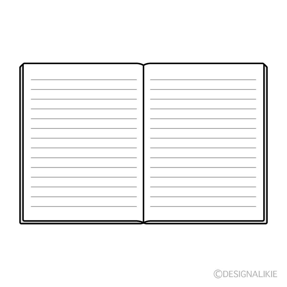 Open Notebook Clipart Free Png Image Illustoon