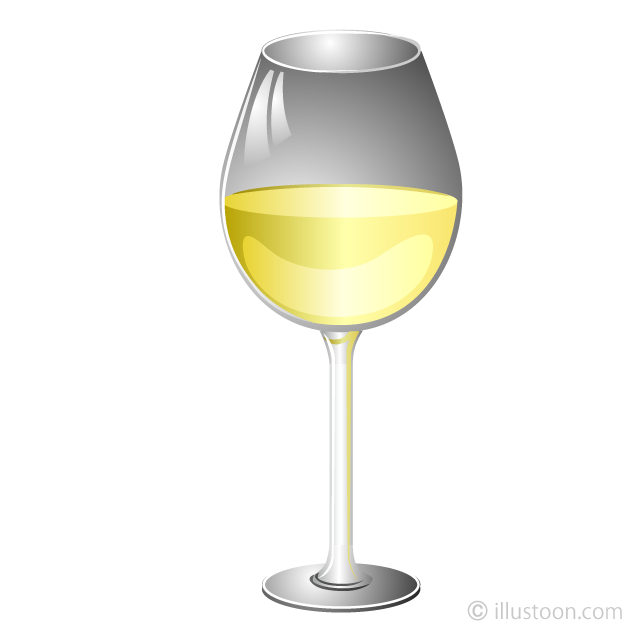 white wine clip art