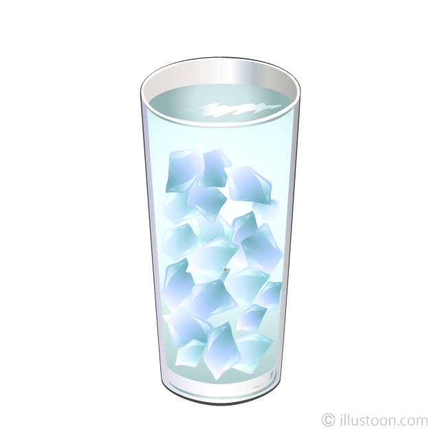 Water and Ice Glass