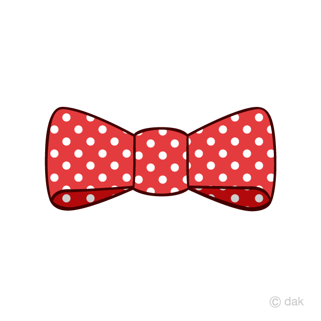 Red Bowtie with dots