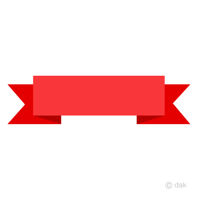 Red Banner Ribbon