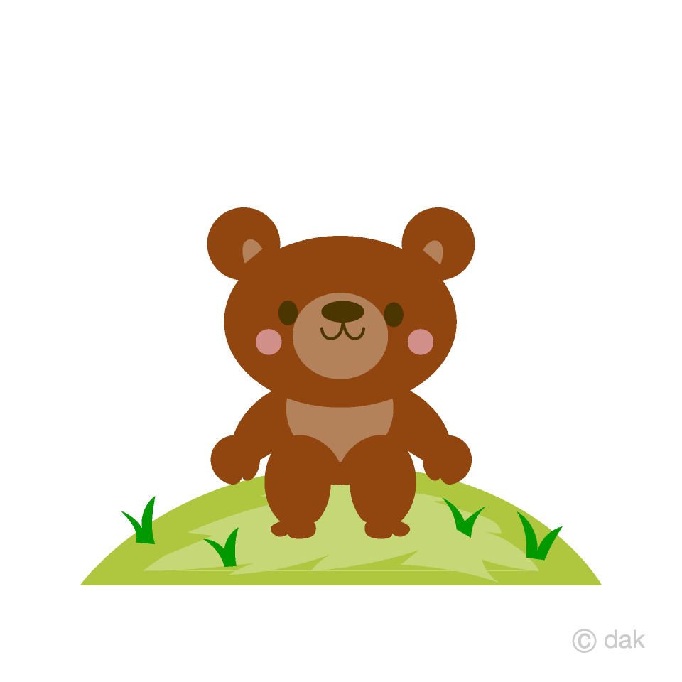 Cute Bear in the Field