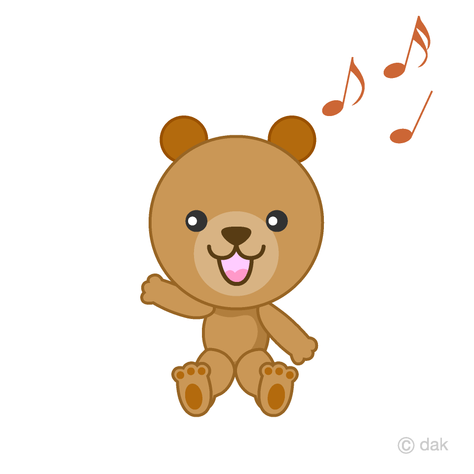 Singing Cute Bear