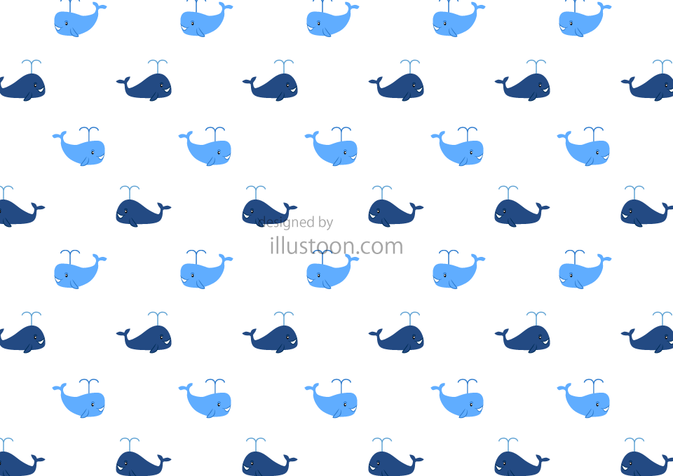 Cute Whales Pattern