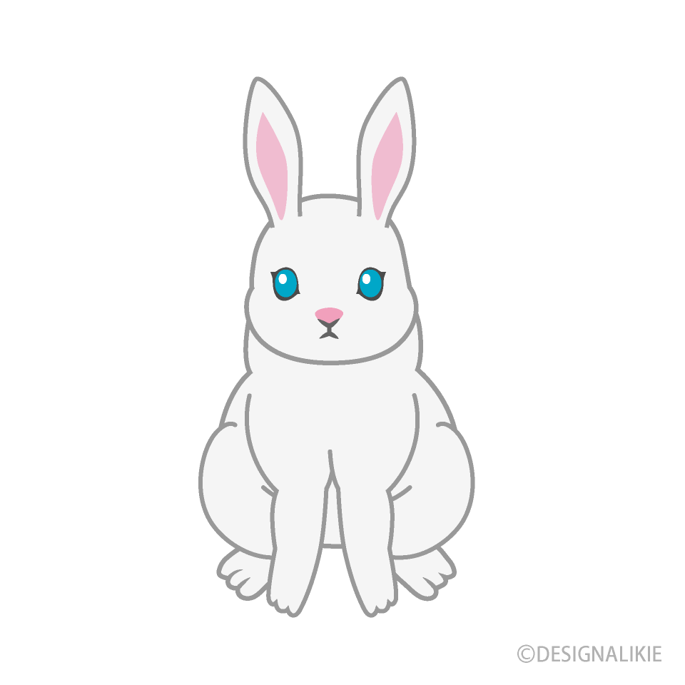 Frente de conejo Gratis Dibujos Animados Imágene｜Illustoon ES