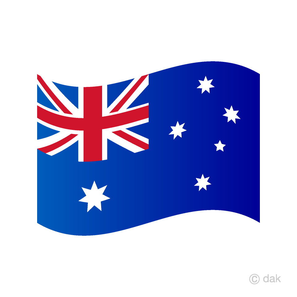 Balanceo de la bandera de Australia