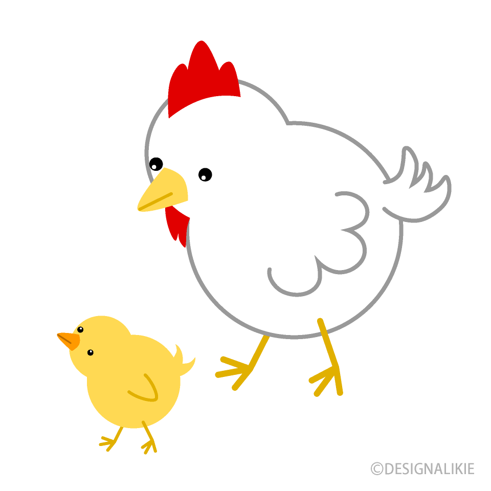 Pollo y pollito
