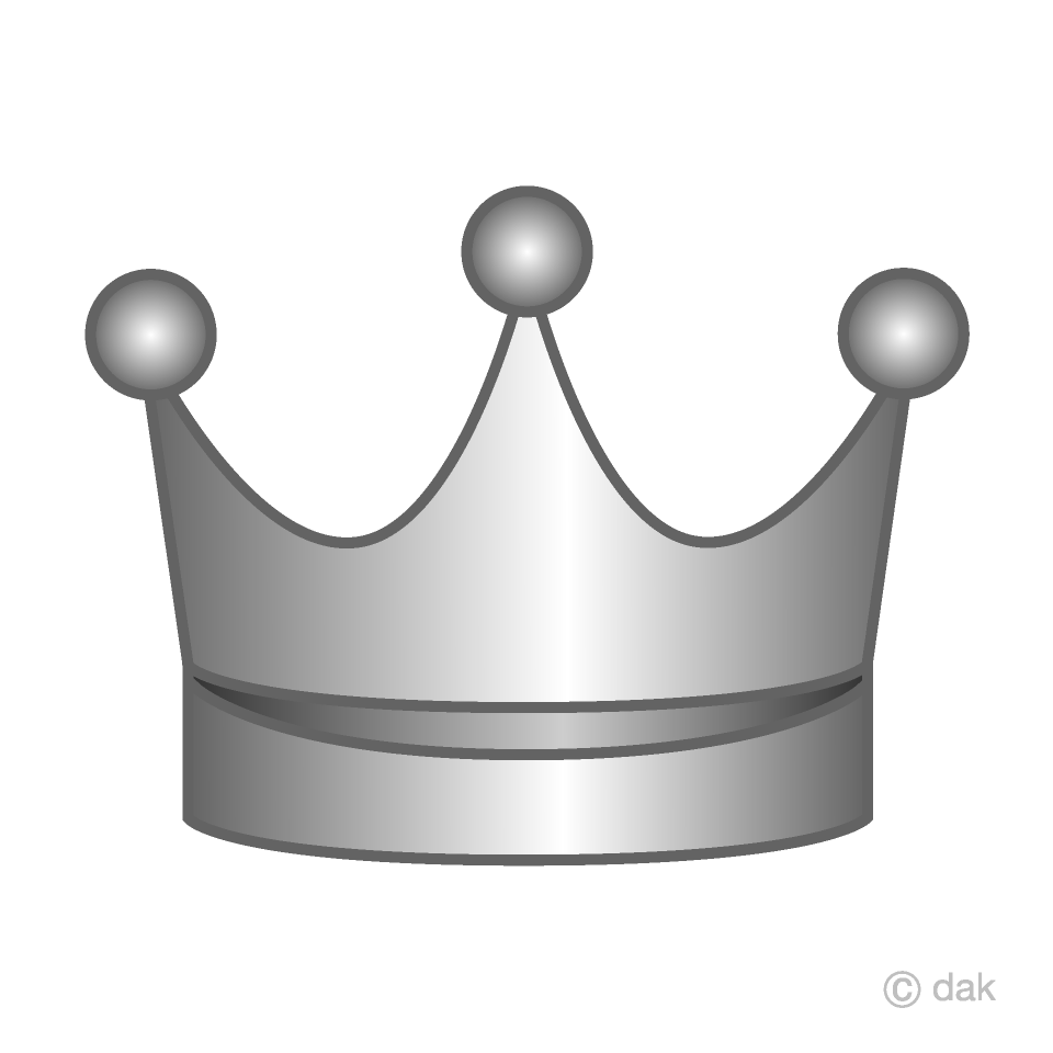 Corona de plata simple