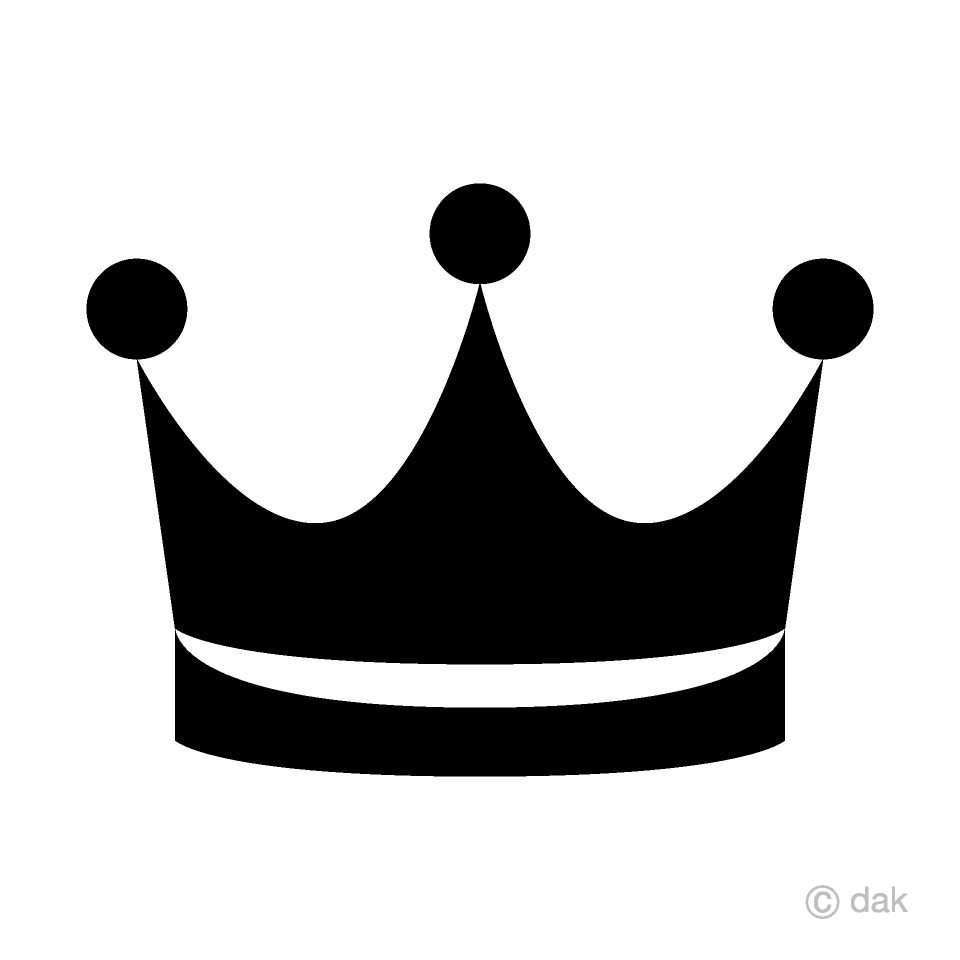 Silhouette Crown Symbol