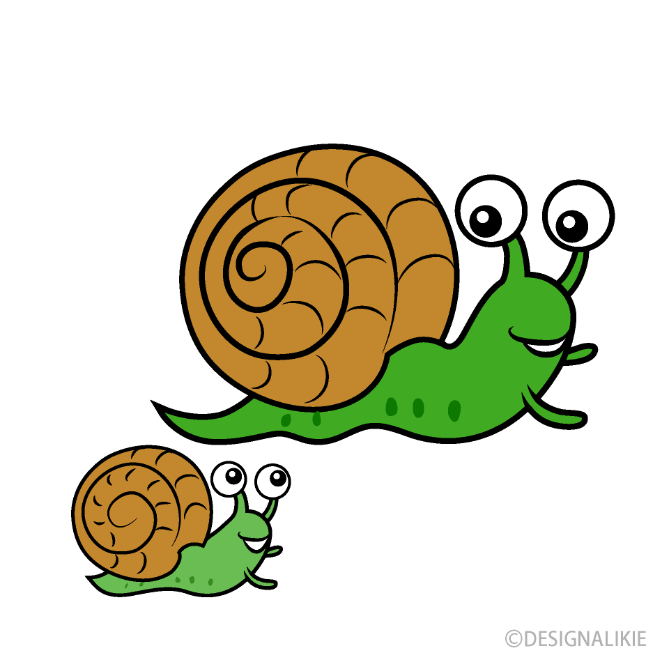 Parent and Child Snail