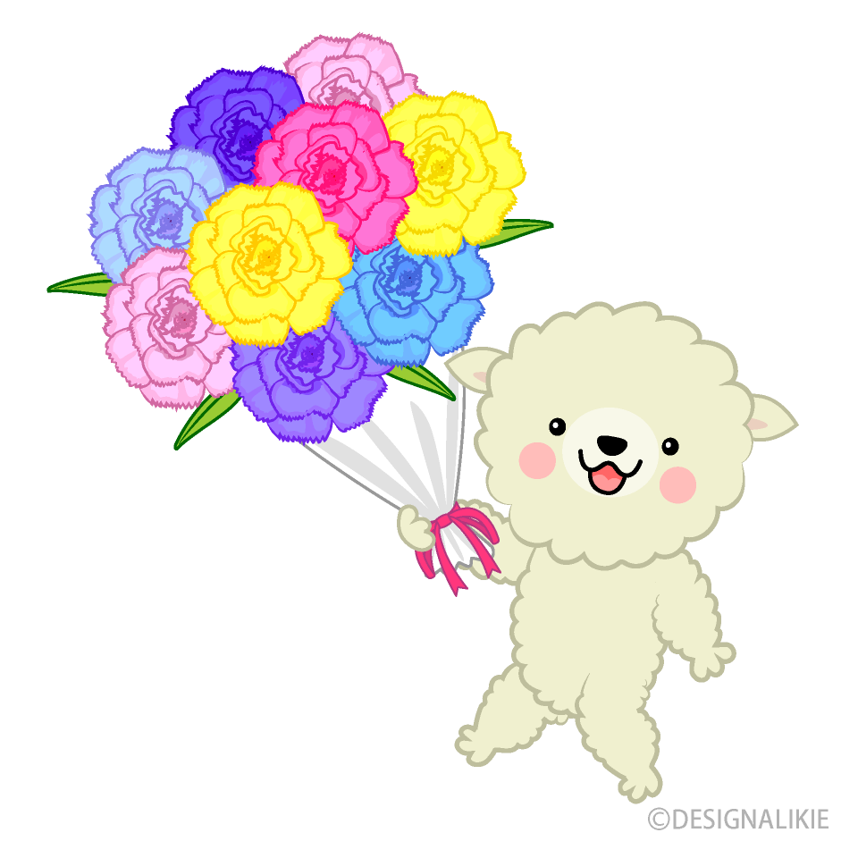 Sheep Give Bouquet