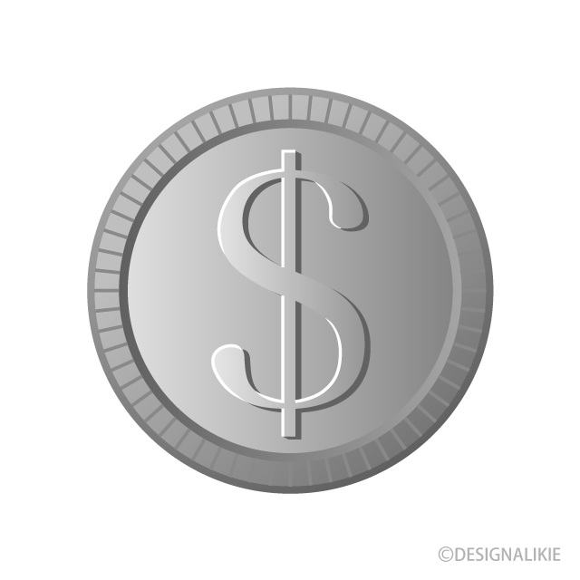 half dollar clipart black and white free
