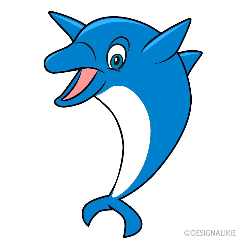 Delfín sorprendido